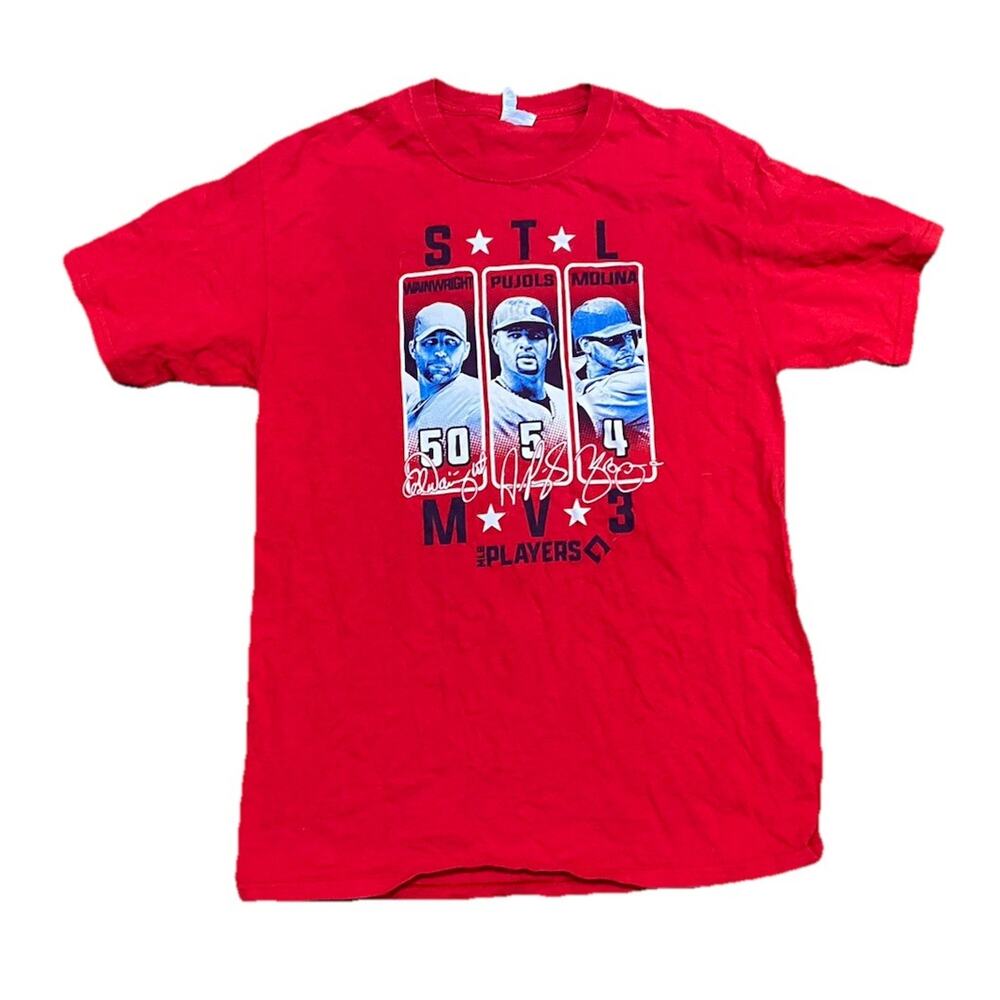 St. Louis Cardinals | Men’s Medium “MVP Wainwright, Pujols, Molina” Shirt